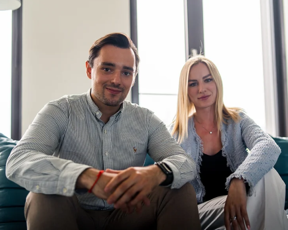 Die Gründer Natalia und Daniel von peopleeat
